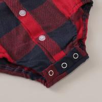 Rompeveranos Para Bebé Niño 0-18 Meses Rojo Rayado Con Mangas Largas Bodysuit Moda Primavera/Otoño Traje Completo Para Bebé - details 6