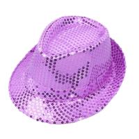 Sombrero De Jazz Británico Para Hombres Y Mujeres Sombrero De Bucket Con Lentejuelas Para Escenario Performance Navidad Fiesta Padres E Hijos Halloween - details 7