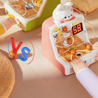 Juego de Arcade de Baloncesto Trompo de Piedra de Mesa con Punta LED Divertido para Niños y Fiestas Familiales - details 10