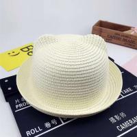 Gorra para niños, decoración de orejas para niños de verano, sombrero de Panamá ppy para niño sólido - details 12