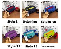 Nuevo bolso diagonal con letras a juego de colores, bolsillo deportivo de color para exteriores, bolso de hombro para teléfono Joker para hombres y mujeres. - details 7