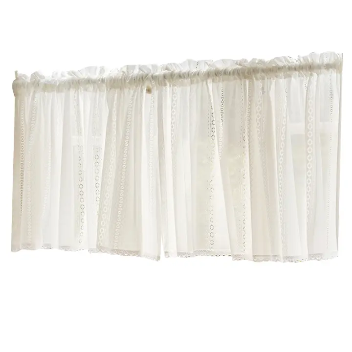 Estilo Francés Onda CAJE cortina Cocina short Cortinas Barra para Ventanas Sala de estar Boda dormitorio Decoración - 1