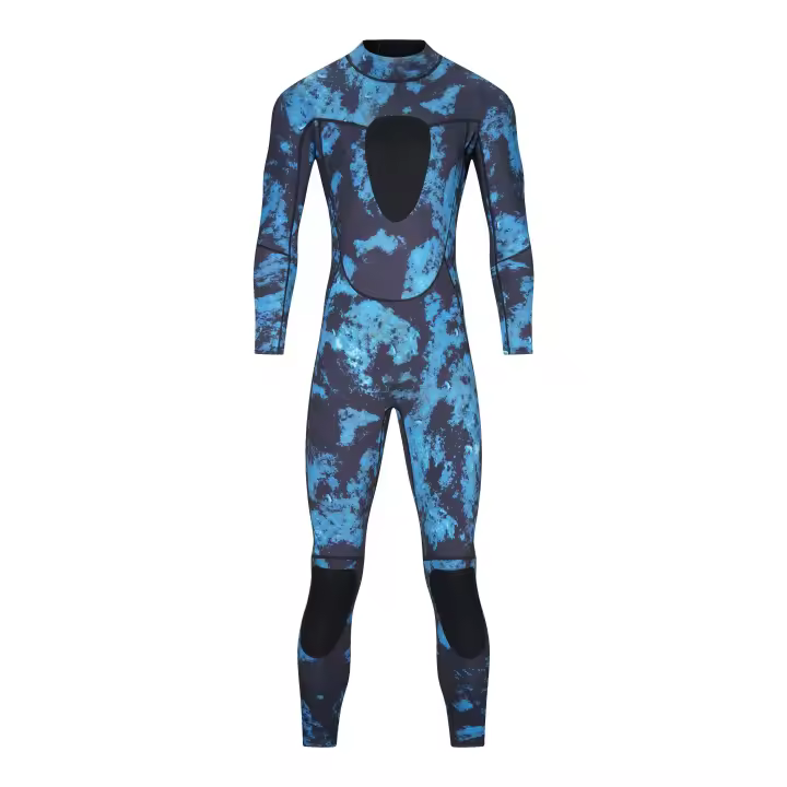 Traje de neopreno de 3mm para hombre, traje de buceo de cuerpo completo para pesca submarina - 1