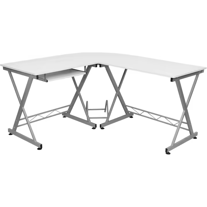 Escritorio de Esquina Forma L Mesa de Ordenador Ideal para Estudio y Juegos Ahorro de Espacio - 1