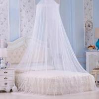 Domo de Mosquitera de Doble Cama Malla de Poliéster Colgante de Decoración para Habitación de Bebé y Adulto 3 Colores Verano - details 7