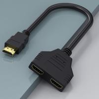 Divisor HDMI 1 a 2 Adaptador Doble Female HDMI Versión 1.4 Resolución 1080P - details 2