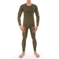 Calzoncillos largos masculinos Ropa interior térmica para hombre Ropa de dormir Ice Silk Lounge Tight Camiseta interior de manga larga Conjunto de pantalones - details 9