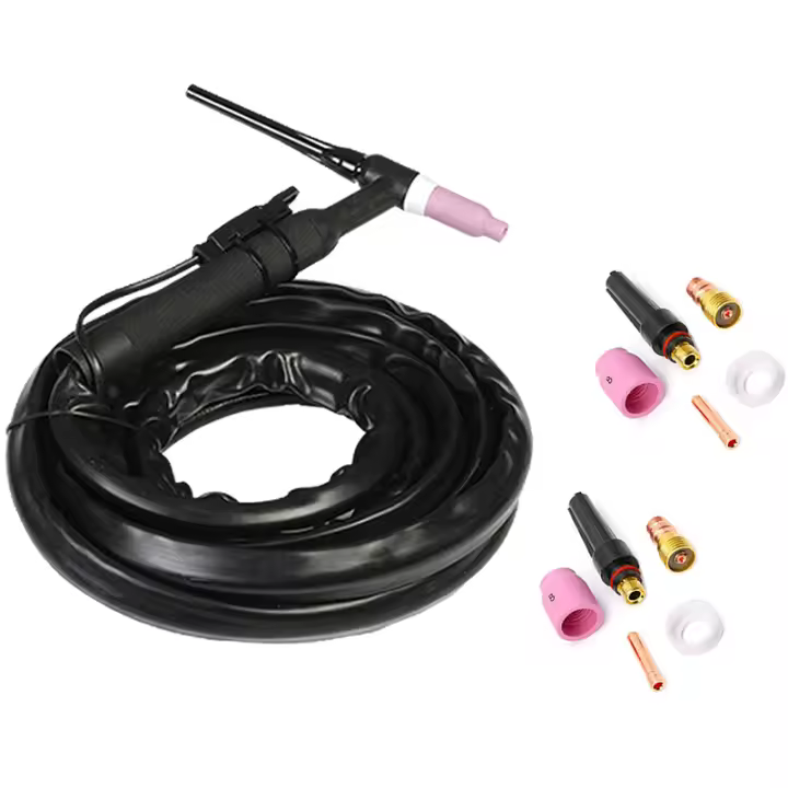 Antorcha TIG Wp17 150A, cabezal Flexible completo de refrigeración por aire, 1M, con consumibles - 1