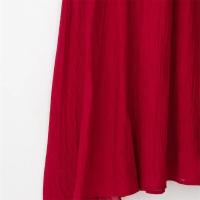 2025 Versátil Casual Sin Mangas con Cuello Redondo y Costuras de Punto, Nueva Llegada de Verano, Vestido Largo para Mujer - details 6