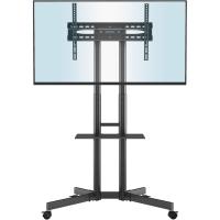 Plasma/LCD/LED, con Bandeja y Ruedas Giratorias, Blanco - details 3