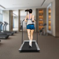Cinta de correr plegable en dos en uno, cinta de correr eléctrica de escritorio de 3.0hp, con control remoto y pantalla led, adecuada para trotar a pie en casa y Oficina - details 1