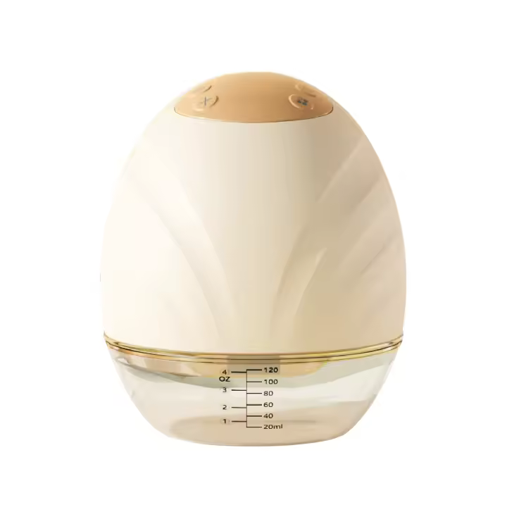 Impulsor de Pezón Inalámbrico Color Caramelo Libre de BPA Pantalla LED 3 Modos y 9 Niveles - 1