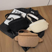 Cintura de felpa de invierno para mujer, bolso de cinturón para teléfono de estilo de diseñador de hombro informal Unisex - details 17