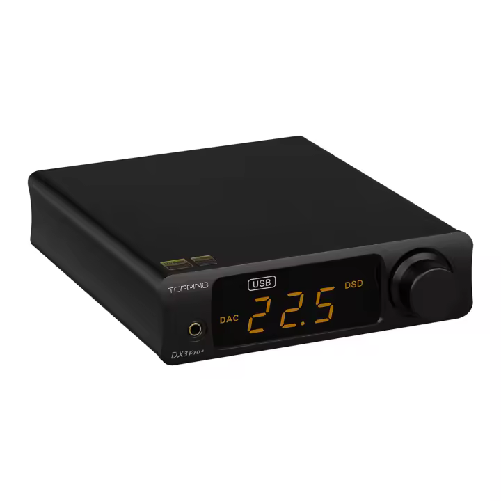 TOPPING Dx3 Pro Plus decodificador de música de Audio Digital USB DAC amplificador de auriculares equilibrado HIFI ES9038Q2M Bluetooth LDAC DSD DX3pro + - 1