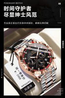 Reloj de cuarzo multifuncional de marca suiza para hombre, reloj luminoso de moda - details 13