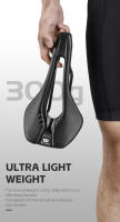 Asiento de Bicicleta Profesional WEST BIKING Ultraligero Hueco de Cuero Suave para Carreras de Bicicletas de Montaña y Carretera - details 26