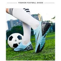 Zapatos de Fútbol para Niños de la Sociedad Botas de Deporte Ultraligeras de Cuero Resistente a Atravesamiento Zapatillas de Entrenamiento Unisex para Primavera/Verano - details 15