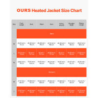 Chaqueta Calefactable SucceBuy para Mujer con Batería de 7.4V, Ropa Exterior Ligera y Resistente al Viento, Abrigo Eléctrico con 4 Zonas de Calor y Niveles de Calor Ajustables, Ideal para Senderismo y Actividades al Aire Libre, Negro - details 5