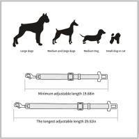 Cinturón de seguridad ajustable para perro y gato, arnés con Clip de plomo, palanca de seguridad de tracción, accesorios para perros - details 14