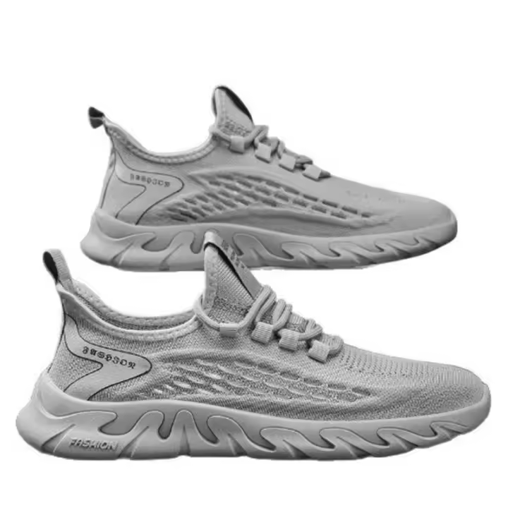 Zapatos deportivos de verano para hombre, transpirables, finos, desodorantes, de suela suave, ligeros y cómodos, para correr, viajar y hacer deporte, de malla - 1