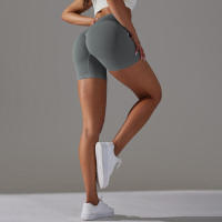 Shorts Deportivos para Mujeres Shorts de Yoga de Cintura Alta con Levantamiento de Cadera - details 26