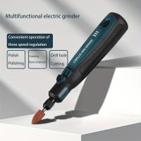 1 juego Torno eléctrico pequeño DIY, herramienta eléctrica manual para el grabado de jade en casa, herramienta de pulido, juego de torno eléctrico recargable por USB, torno eléctrico, torno pequeño eléctrico, herramienta eléctrica - details 2