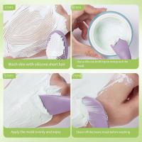 Cepillo de máscara de silicona de doble cabeza, raspador de cabeza suave exfoliante de doble uso, cepillos de limpieza de masaje amigables con la piel - details 11