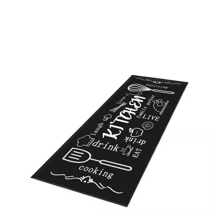 Alfombra personalizada para cocina Felpudo de entrada para sala de estar, hogar, baño, balcón, decoración, suelo de dormitorio, pasillo, alfombra antideslizante para pies - 1
