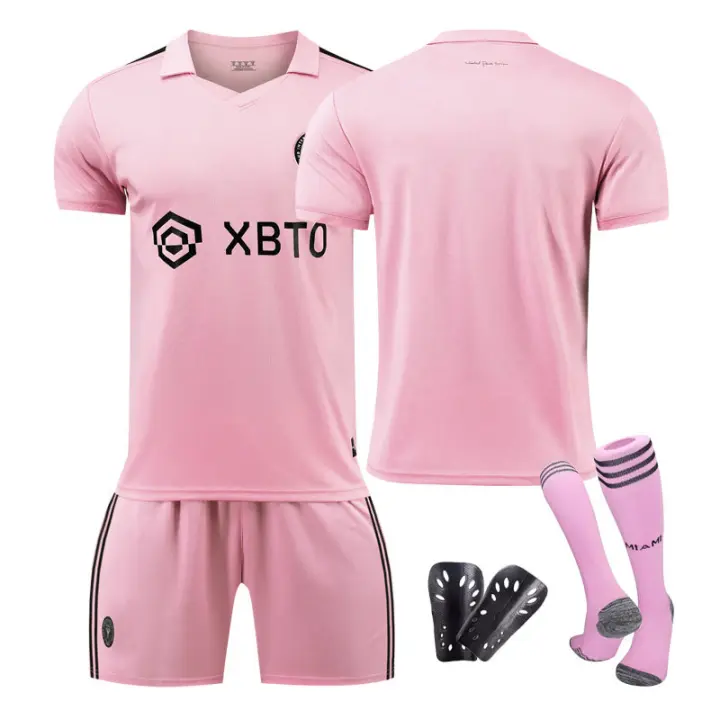 Adulto 2324 Barcelona Home Entrenamiento para niños Traje para adultos Jersey Uniforme deportivo Compra en grupo Uniforme de fútbol para hombres y mujeres - 1