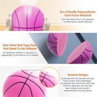 Baloncesto de Espuma 3D de Alta Densidad - Rebote Silencioso - Piscina de Playa Familiar, Pelota Silenciosa de PU, Espuma Sólida Sin Residuos - details 2