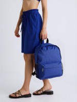 MEJORADA 0108 Mochila de poliéster para el trayecto diario, diseño minimalista, sin carga, sin batería, sin impresión, solo lavado a mano, disponible en negro, azul marino, gris espacial, verde oliva, tamaño 39x30x10 cm, ligera y funcional - details 9