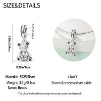 Nuevos Dijes de Plata de Ley 925 Diseño de Abrazo de Amor Zirconia Joyería de Mujer DIY Pulseras - details 60