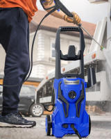 Eléctrica - Lavadora eléctrica ZHUOLIN de 5000PSImax 3.2GPM para lavado de automóviles con manguera de presión de 25 pies, azul - details 3