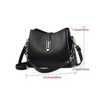 1 bolso cruzado simple y elegante para mujer de gran capacidad de color sólido, adecuado para varios ocns Mochila de lujo de alta gama - details 4