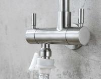 Grifo de Cocina Montado en la Pared de Acero Inoxidable Agua Fría, Apertura Rápida, Balcón, Lavandería, Piscina con Pelador y Bidet - details 5