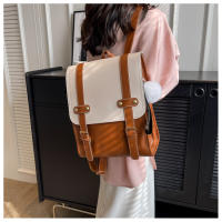 Bolso vintage para Mujer, bandolera de cuero PU, Mochila para Escuela Universitaria - details 2