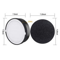 Piezas de filtro de carbón activado, pieza de purificador de aire de limpieza, reemplazos de filtro Hepa para purificador de aire Levoit LV-H132 LV-H132-RF - details 1