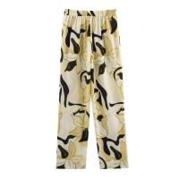 - Conjuntos largos elegantes para mujer, nuevos conjuntos de pantalones a juego estampados, tres veranos - details 12