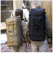 Mochila táctica militar para exteriores para hombre, bolsa de Camping, montañismo, senderismo, viaje, Molle 3P, 60L, 50L - details 1