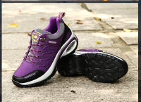 Zapatillas deportivas con cámara de aire para mujer, zapatos atléticos para caminar, transpirables, con cordones, de plataforma alta, informales - details 16
