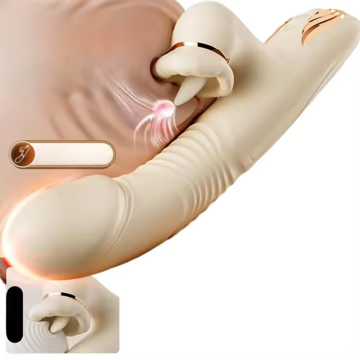 JIUUY-vibrador femenino con calefacción totalmente automática, masturbador conjugal, carga retráctil, juguete sexual para adultos - 1