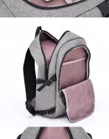 Mochila con contraseña de gran capacidad para hombre, mochila para ordenador de 15,6 pulgadas, se puede conectar a la interfaz USB para cargar - details 14