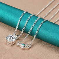 Collar con colgante de circonita AAA de Plata de Ley 925, joyería de cadena - details 4