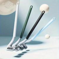 Cepillo de Silicona para Inodoro de Mango Largo y Fácil Limpieza, Diseño Higiénico y Ahorrador de Espacio para una Limpieza - details 9