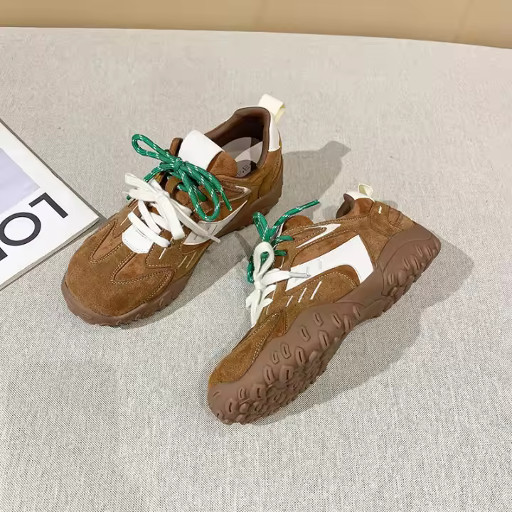 Nuevos y versátiles zapatos deportivos con suela de plataforma zapatos casuales Mao Mao zapatos cálidos Forrest Gump de gran tamaño - 1