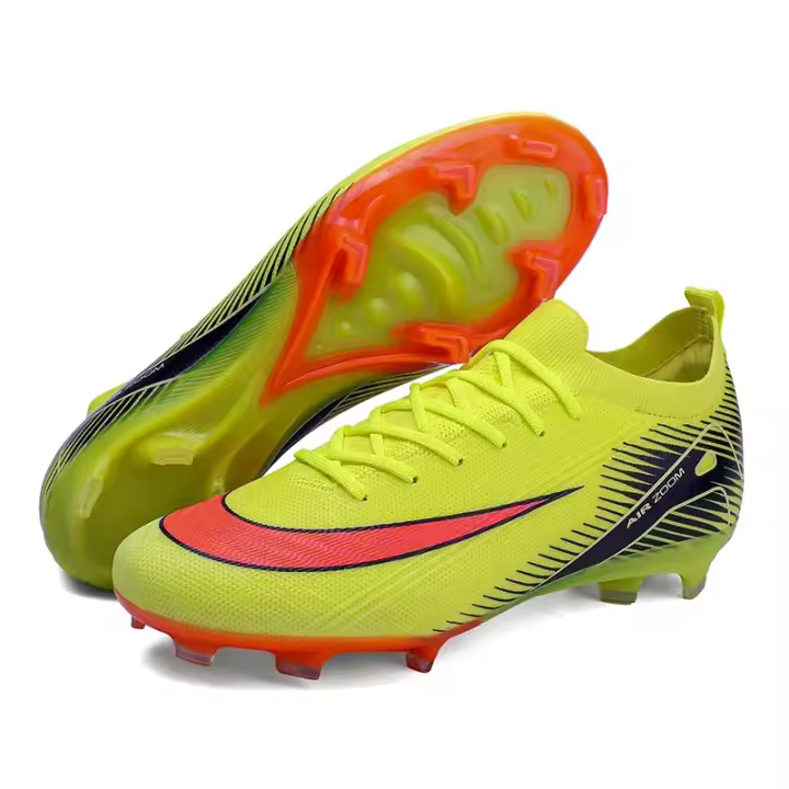 Botas de Fútbol Transpirables y Ligeras Suelas de Césped para Deportistas Profesionales - 1