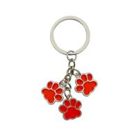 Llavero De Esmalte Lindo Con Patas De Gato Y Perro Marcas De Pies Llavero Para Mujeres Y Hombres Accesorio De Bolso DIY Joyería Hecha a Mano Regalos - details 11