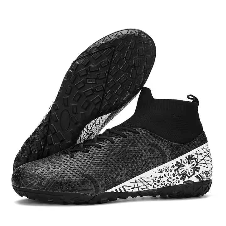 Zapatos de fútbol para hombre, tacos, zapatos de fútbol atléticos transpirables de caña baja profesionales - 1