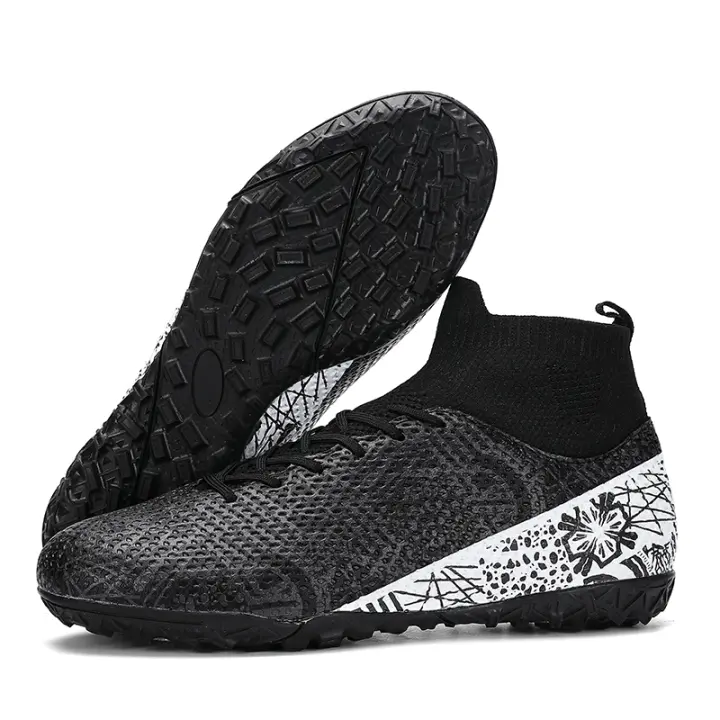 Zapatos de fútbol para hombre, tacos, zapatos de fútbol atléticos transpirables de caña baja profesionales - 1