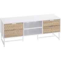 Mueble para Televisor Moderno de Salón 47 Pulgadas 4 Cajones 2 Estantes Abiertos Gestión de Cables - details 0